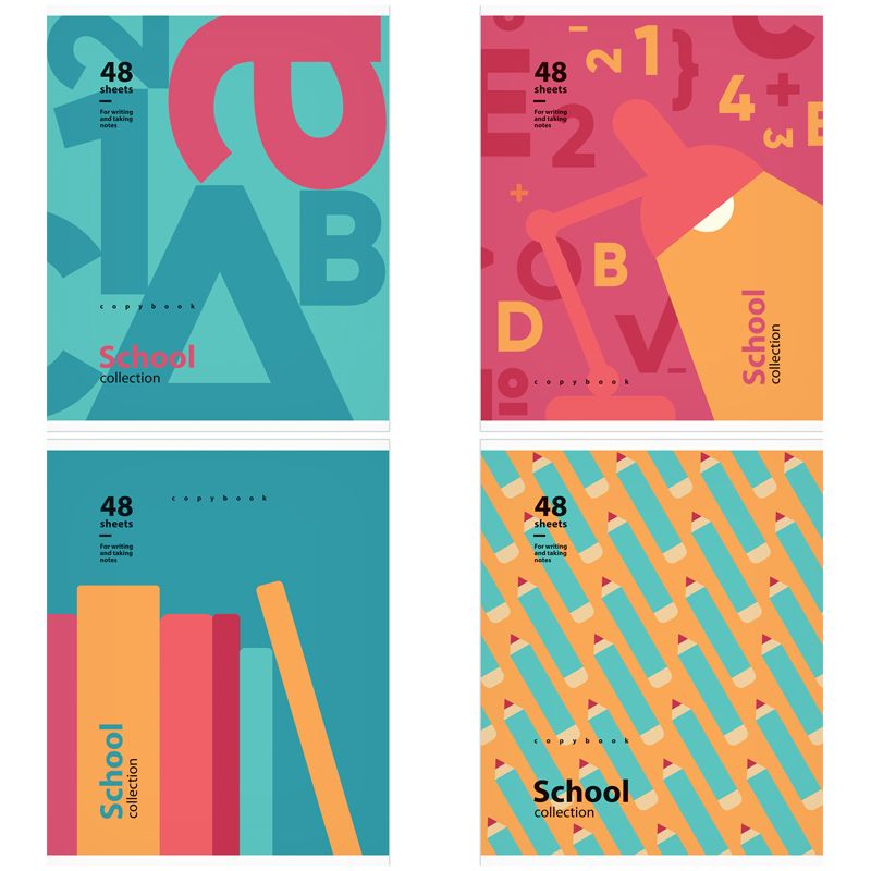 превью Тетрадь 48л., А5, клетка ArtSpace «Стиль. School collection», суперэконом