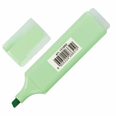 Текстовыделитель BRAUBERG «ORIGINAL PASTEL», МЯТА, линия 1-5 мм