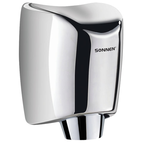 превью Сушилка для рук SONNEN HD-555, 1200 Вт, нержавеющая сталь, антивандальная, хром