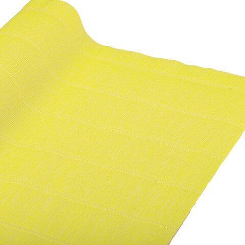 Бумага гофрированная (ИТАЛИЯ) 180 г/м2, карминно-желтая (574), 50×250 см, BRAUBERG FLORE