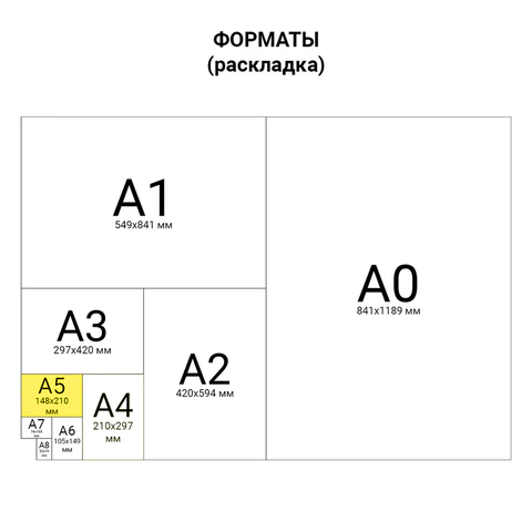 Тетрадь бумвинил, черный, А5, 48 л., скоба, офсет №2, ЭКОНОМ, клетка, с полями, STAFF