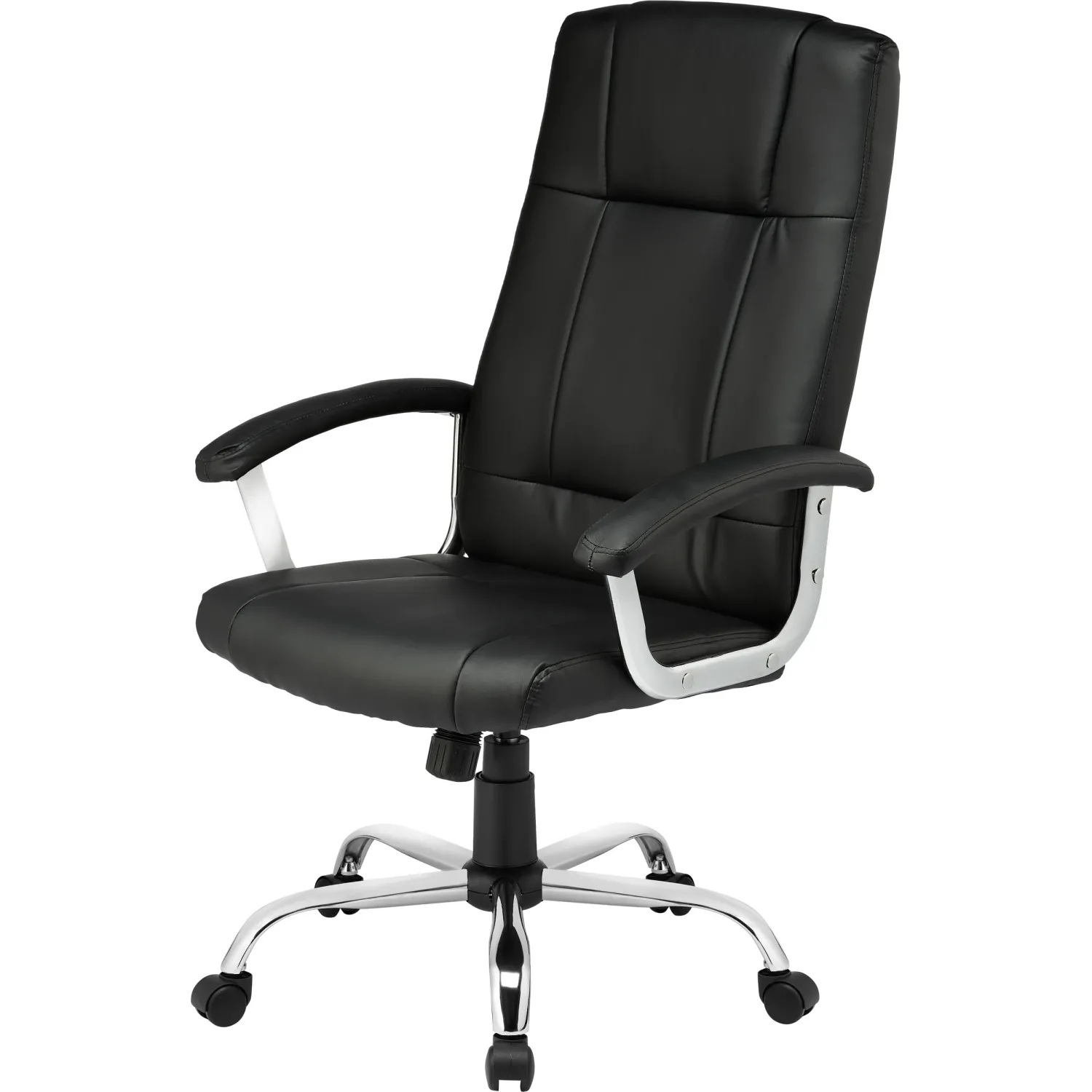 превью Кресло для руководителя Easy Chair EChair-524 TPU чёрное (экокожа, металл)