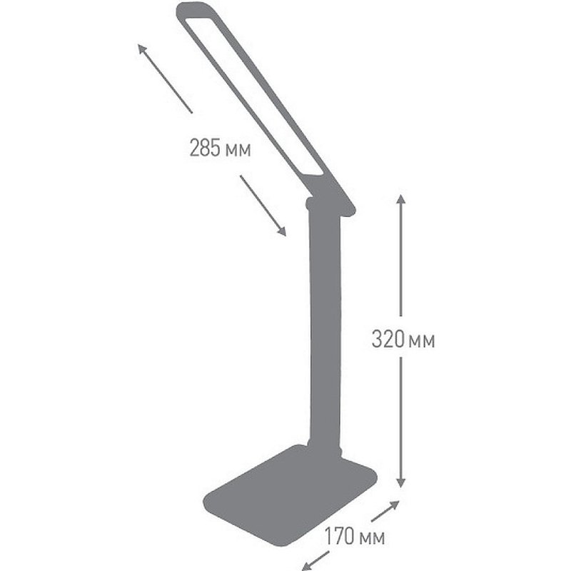 Светильник Ultraflash UF-730 C01 белый (Led, 11Вт, 3 цвет. темп., 3 ур. ярк)