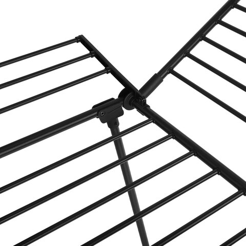 Сушилка напольная для белья раскладная, 5 зон сушки, 25 метров, LAIMA HOME MEGA BLACK
