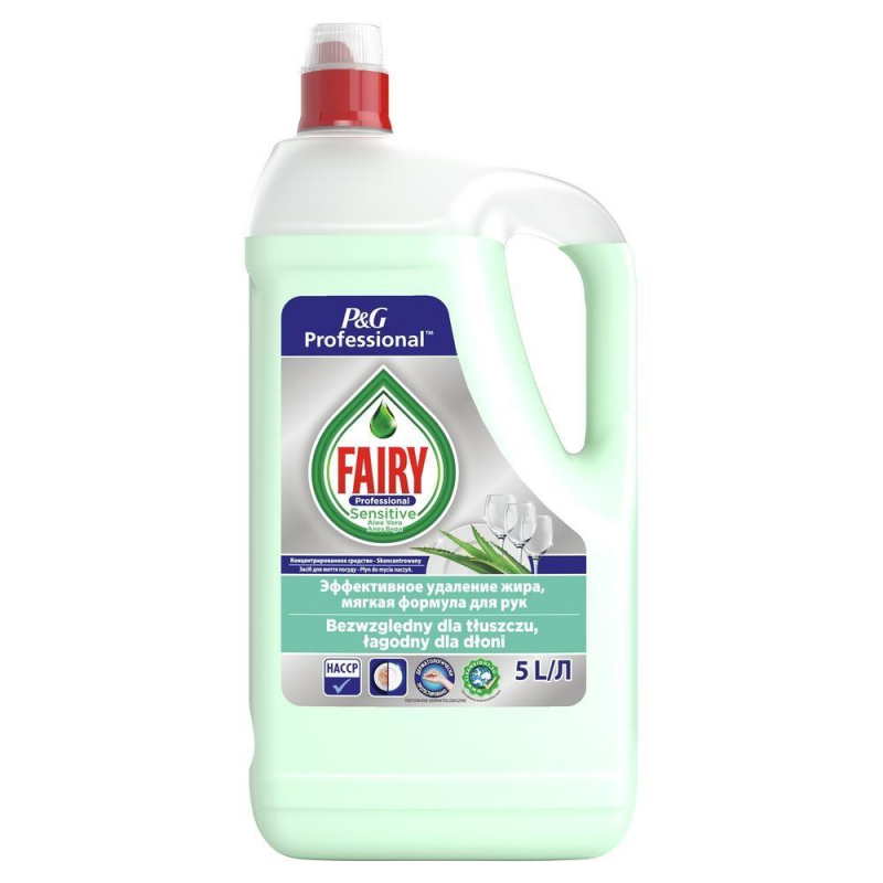 Средство для мытья посуды Fairy Professional Sensitive чайное дерево 5 л