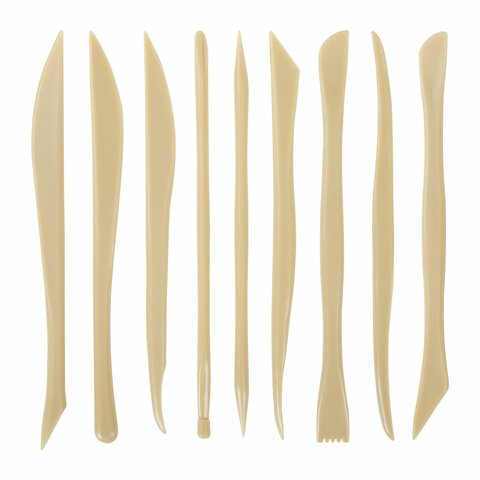 Стеки для лепки и моделирования пластиковые НАБОР 9 шт., BRAUBERG ART CLASSIC