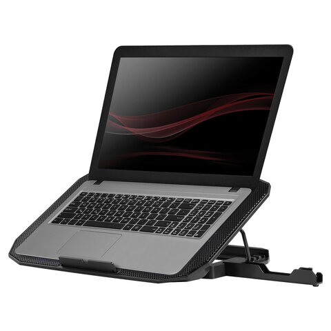 Подставка для ноутбука DEFENDER NS-513 15.6", 2 USB, держатель для смартфона, 2 вентилятора