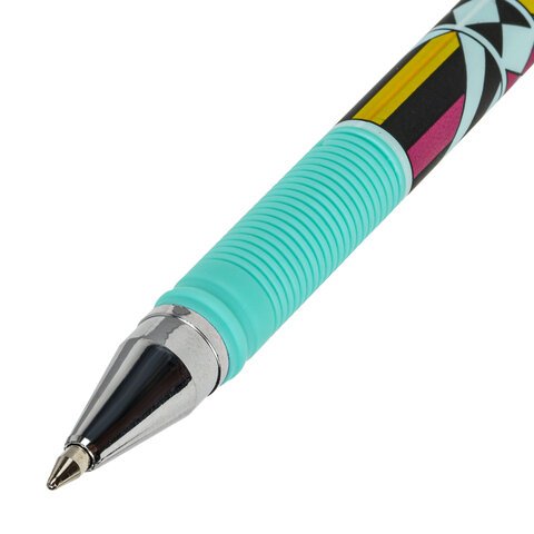 Ручка шариковая ERICH KRAUSE ColorTouch «Ornament», СИНЯЯ, узел 0.7 мм, линия письма 0.35 мм