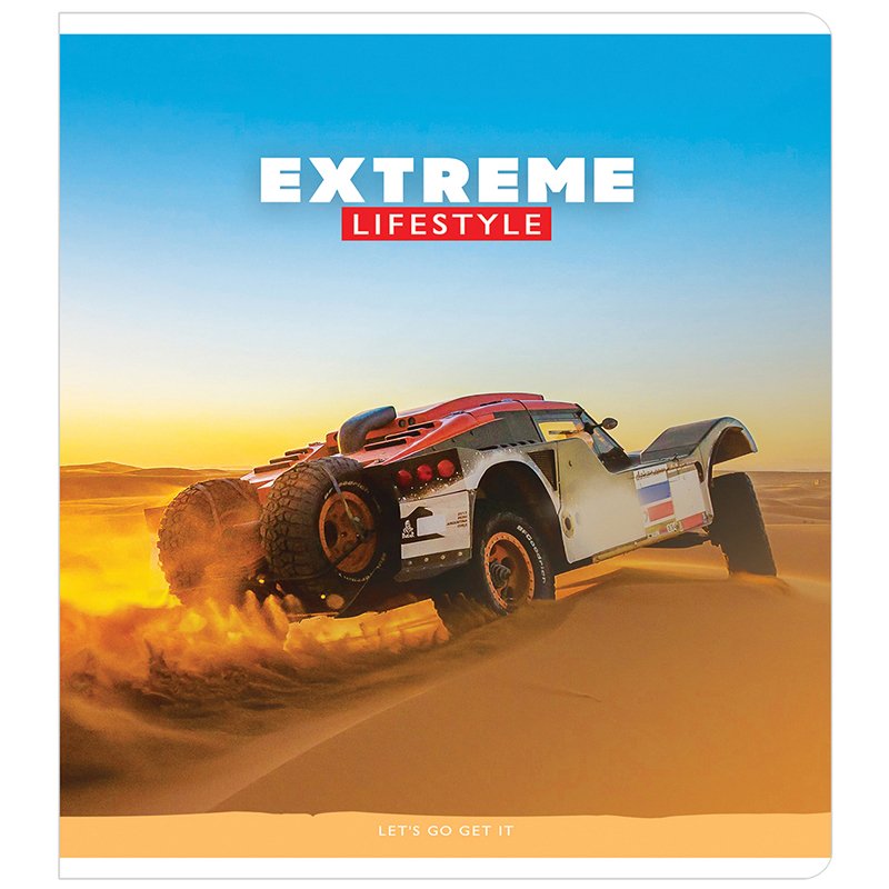 Тетрадь 96л., А5, клетка ArtSpace «Спорт. Extreme lifestyle», ВД-лак