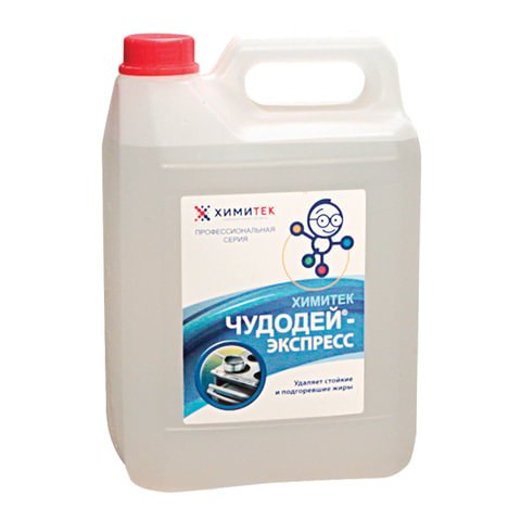 превью Средство для чистки плит, духовок, грилей от жира/нагара, 5 л, ХИМИТЕК «Чудодей-экспресс»