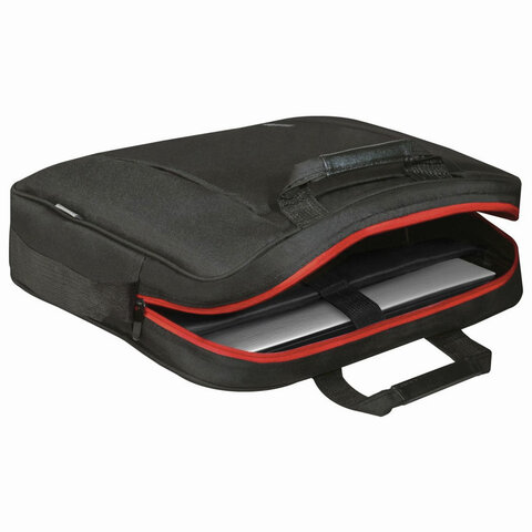 Сумка для ноутбука DEFENDER GEEK 15.6", полиэстер, черная с карманом, 26084