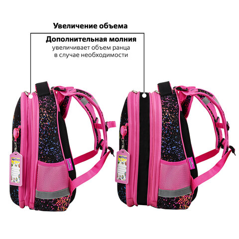 Ранец ЮНЛАНДИЯ EXTRA, с дополнительным объемом, 2 отделения, «True friend», 38×29x18 см