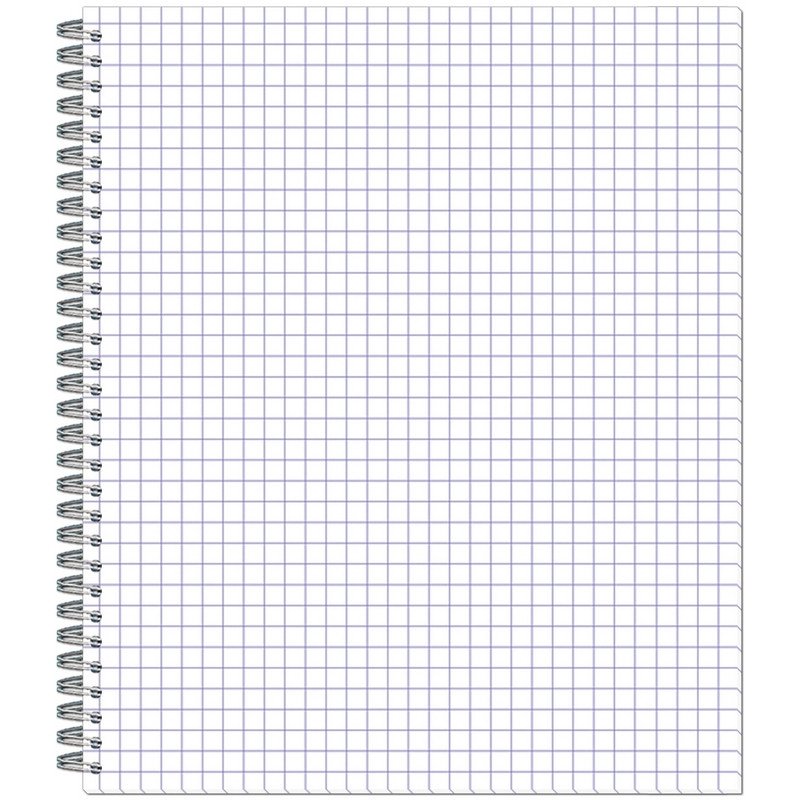 Бизнес-тетрадь Полином А5 120 листов черная в клетку на спирали (170×203 мм)