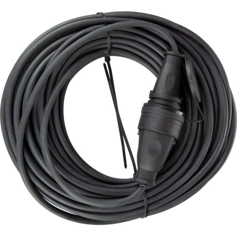Удлинитель Topfort бублик КГ 2×2.5 кв. мм 10м 16А 1 гнездо б/з., с/загл., IP44