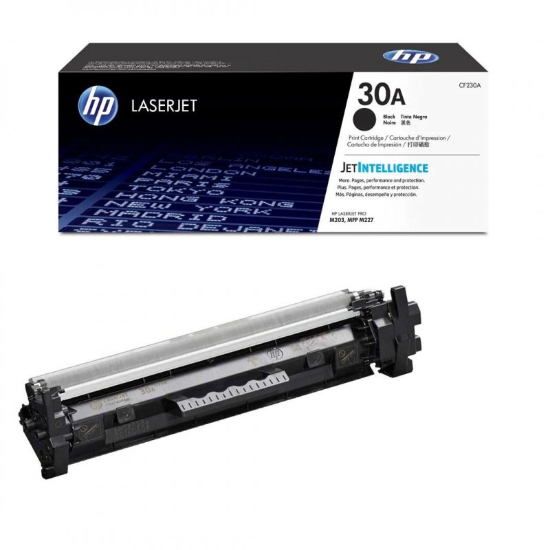 Тонер-картридж HP 30A CF230A черный