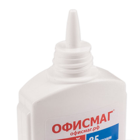 Клей ПВА ОФИСМАГ (бумага, картон, дерево), 85 г, РОССИЯ