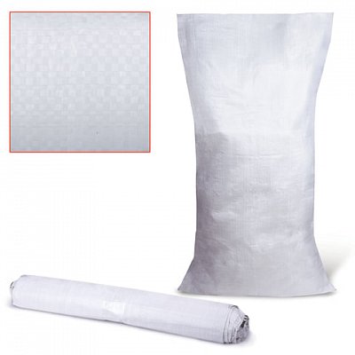 Мешки полипропиленовые до 50 кг, комплект 10 шт., 105×55 см, вес 72 г, без вкладыша, белые
