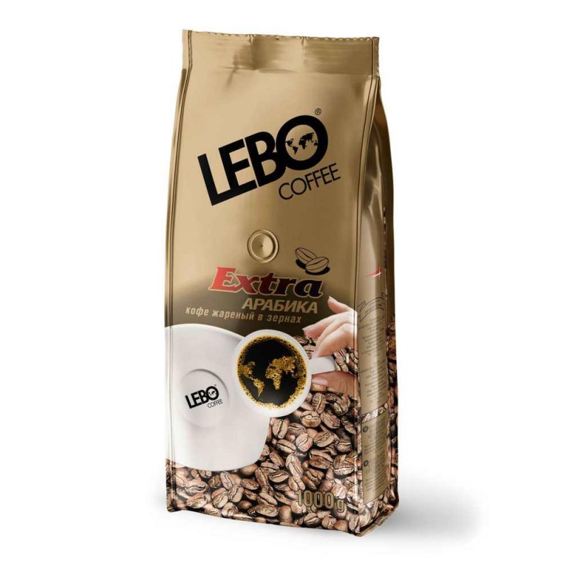 Кофе в зернах Lebo Extra 100% Арабика 1 кг