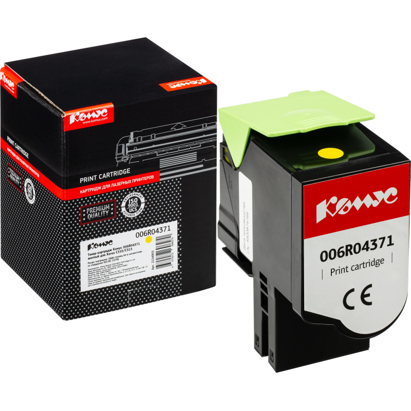 превью Тонер-картридж Комус 006R04371 жел. для Xerox C310/C315