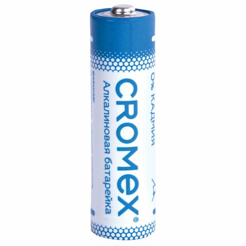 Батарейки алкалиновые «пальчиковые» КОМПЛЕКТ 20 шт., CROMEX Alkaline, АА (LR6.15А), в коробке