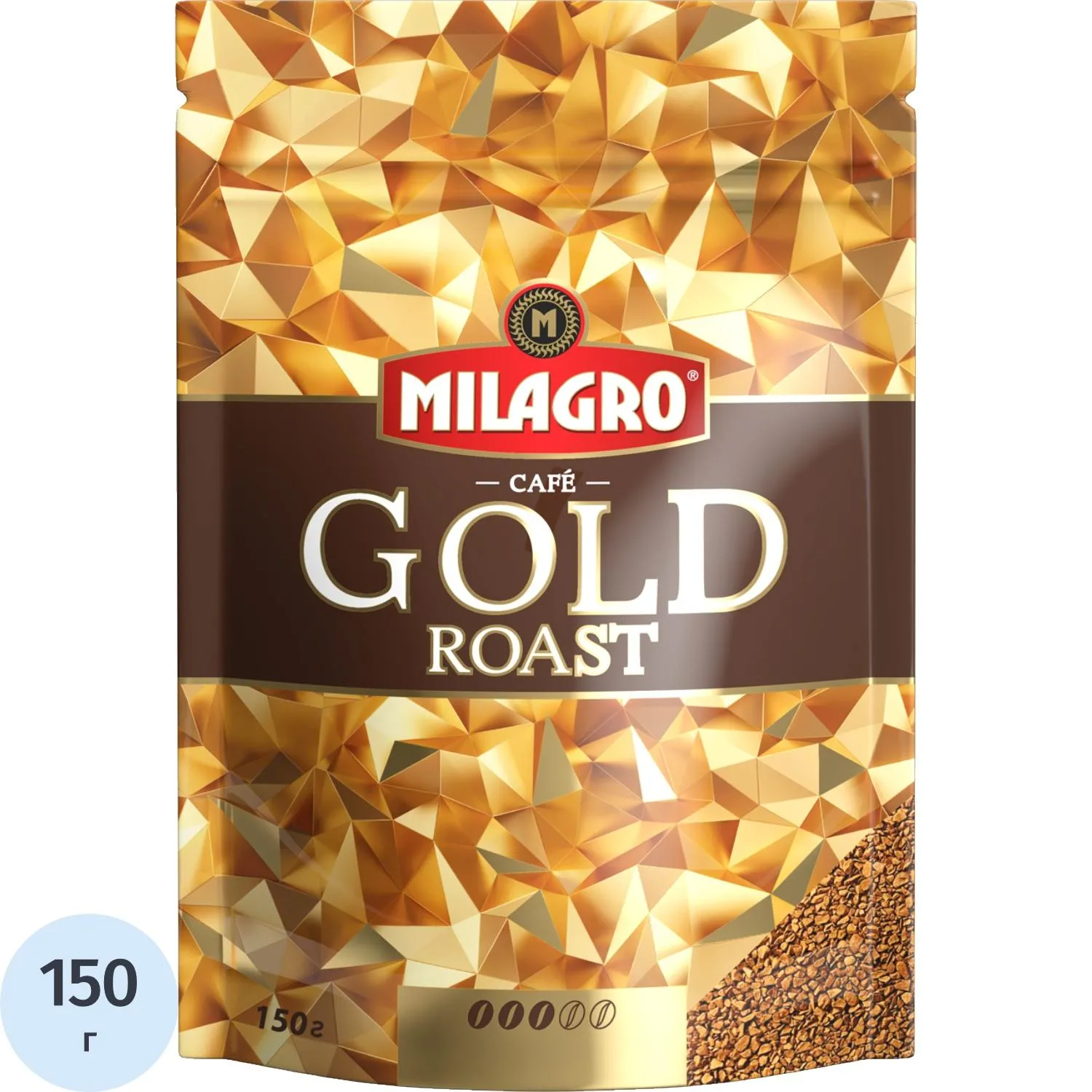 превью Кофе Milagro Gold Roast растворимый, пакет, 150г