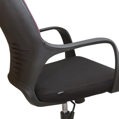 Кресло офисное BRABIX PREMIUM «Galaxy EX-519», ткань, черное/терракотовое