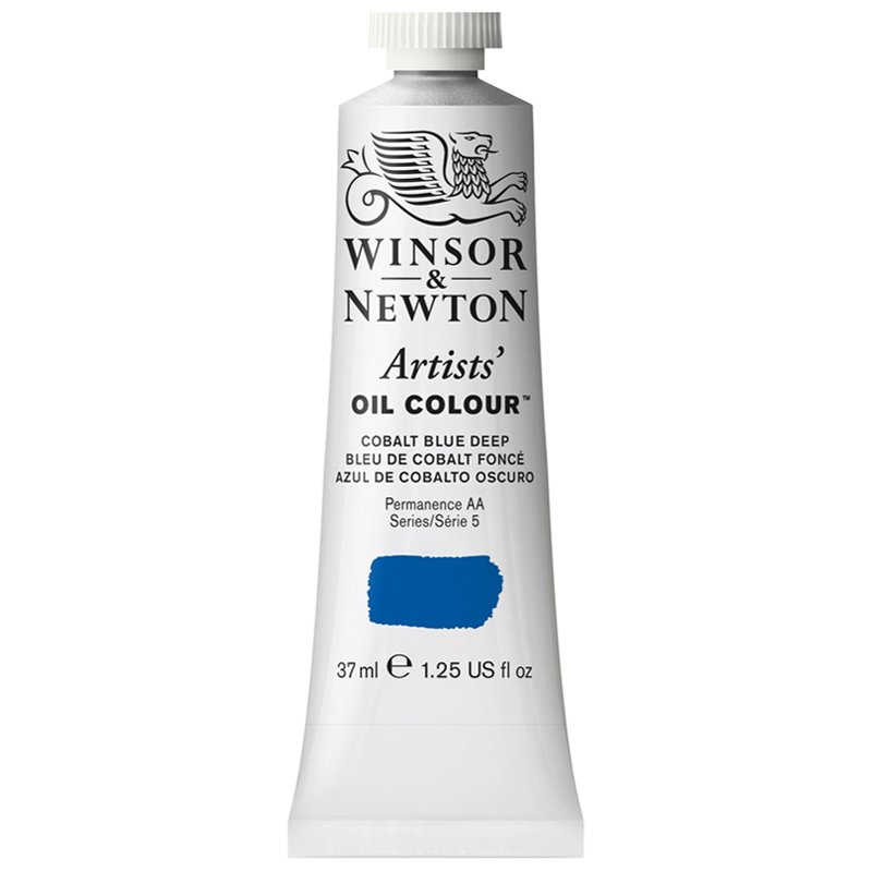 превью Краска масляная профессиональная Winsor&Newton «Artists' Oil», насыщенно-синий кобальт