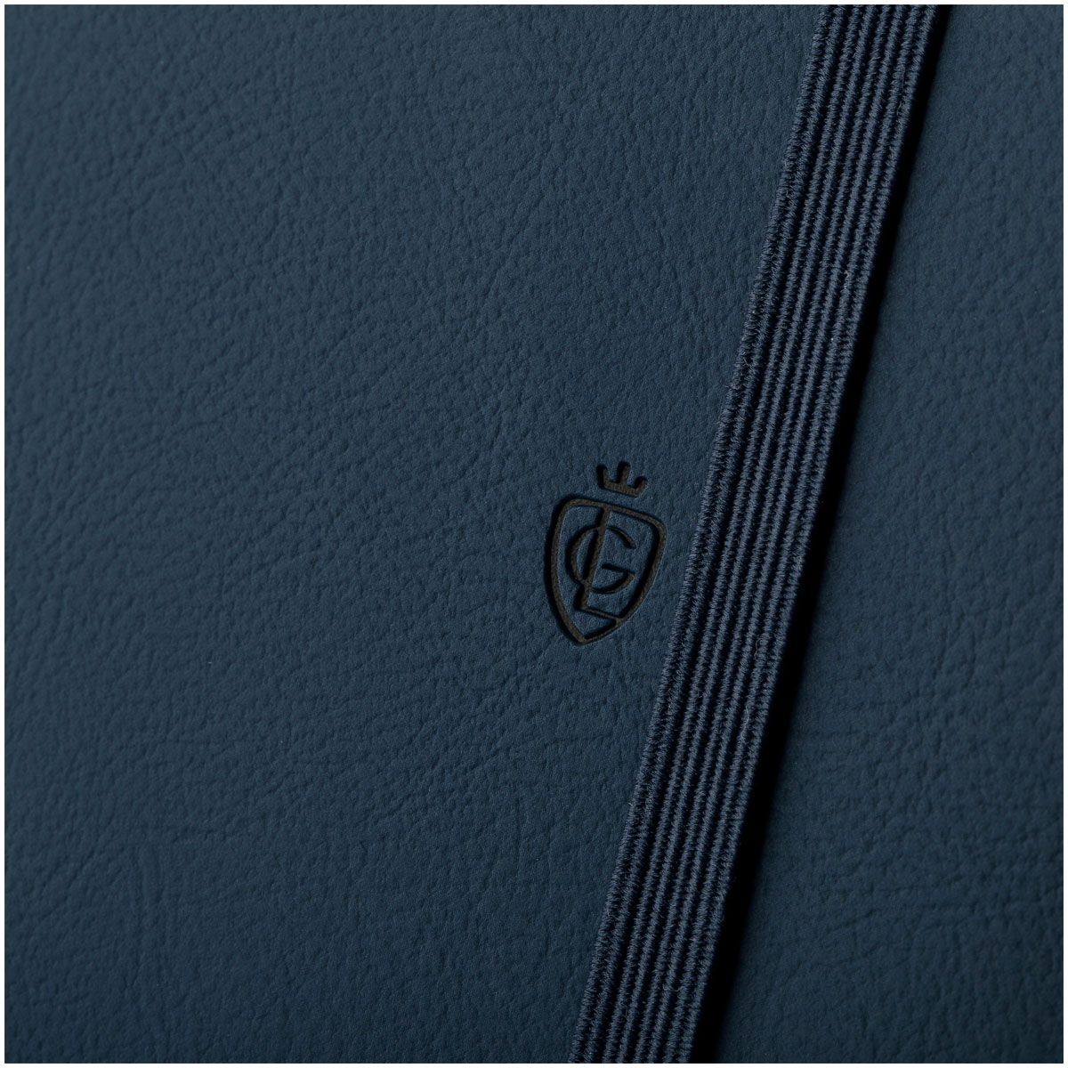 Записная книжка А5 96л. ЛАЙТ, кожзам, Greenwich Line «Classic. Dark blue», с резинкой, блок без линовки
