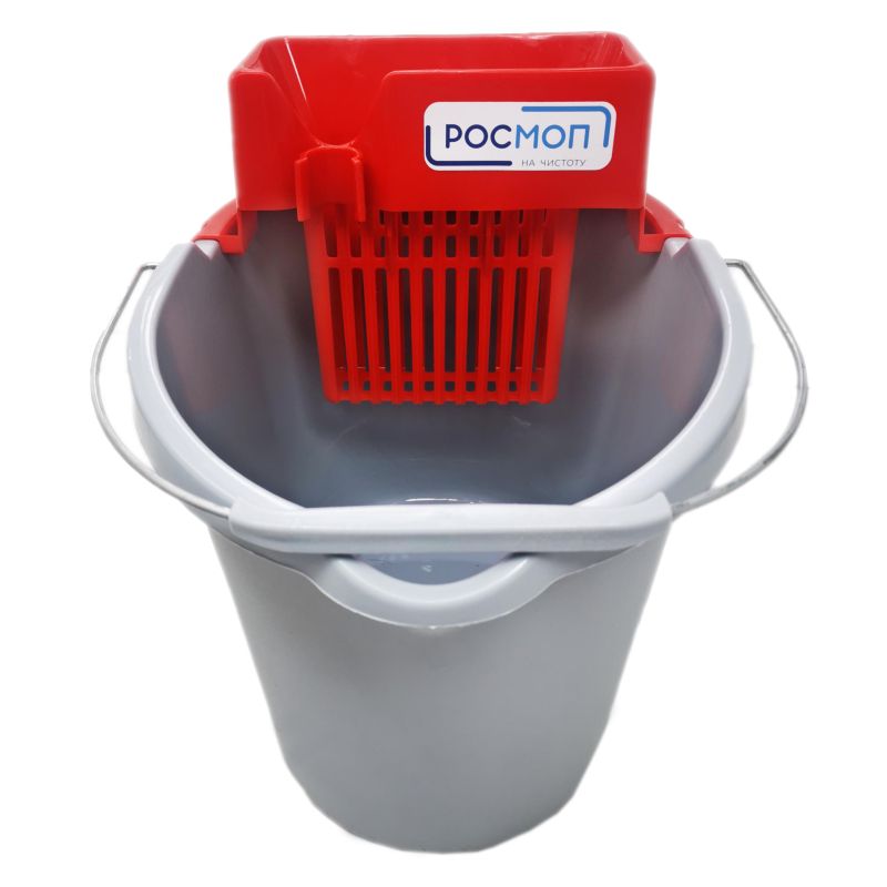 Комплект для ручной мойки пола Росмоп Мини, с красным отжимом