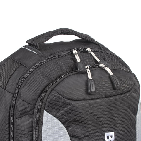 Рюкзак B-PACK «S-04» (БИ-ПАК) универсальный, с отделением для ноутбука, влагостойкий, черный, 45×29×16 см