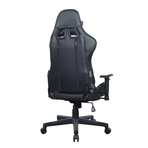 Кресло компьютерное BRABIX «GT Carbon GM-115», две подушки, экокожа, черное, 531932