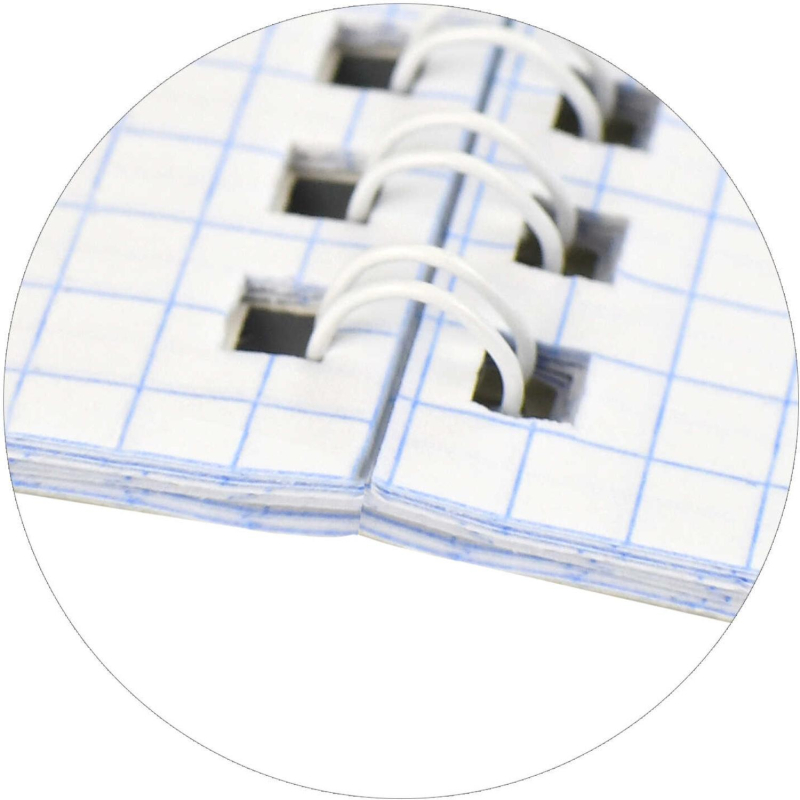 Блокнот А7, 40 л, ДРУЖБА С КОТОМ клетка, гребень, УФ-лак/68170