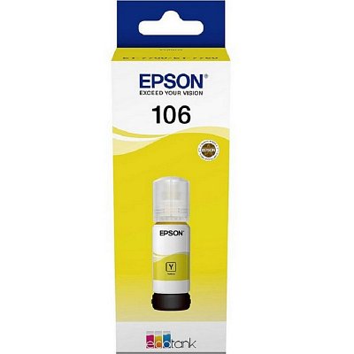 Контейнер с чернилами Epson 106 T00R4 C13T00R440 желтый оригинальный