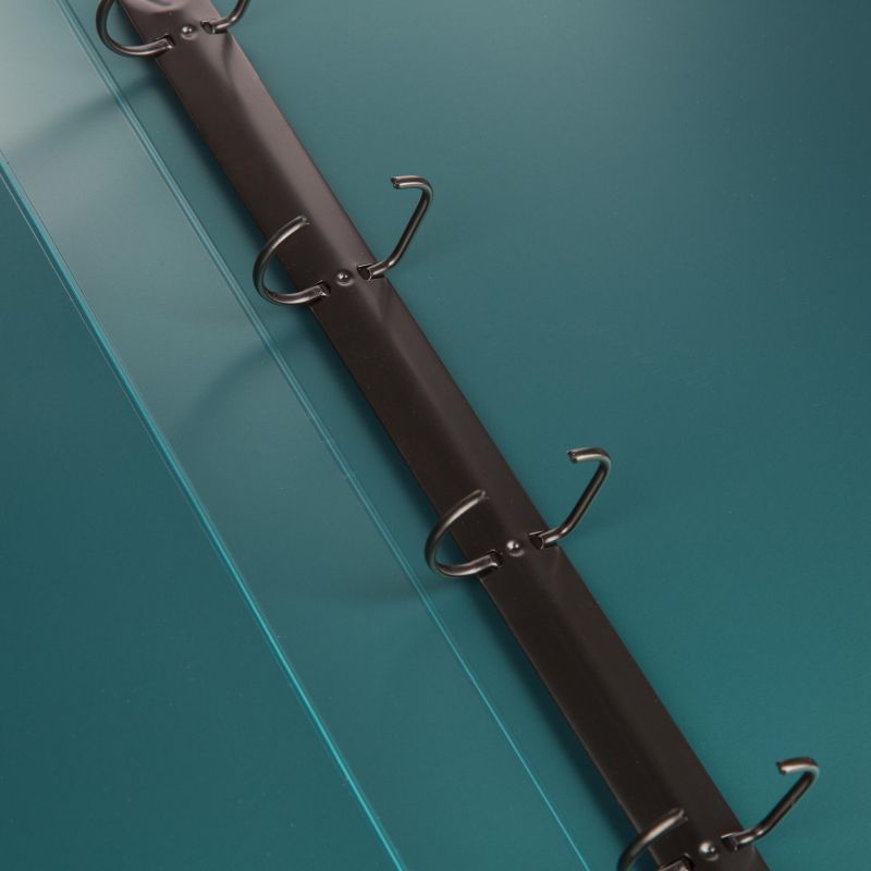 Папка на 4-х кольцах Attache Metallics А4.800мкм, 40мм, D-кол 25мм, зеленый