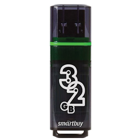превью Флэш-диск 32 GB SMARTBUY Glossy USB 3.0, тёмно-серый