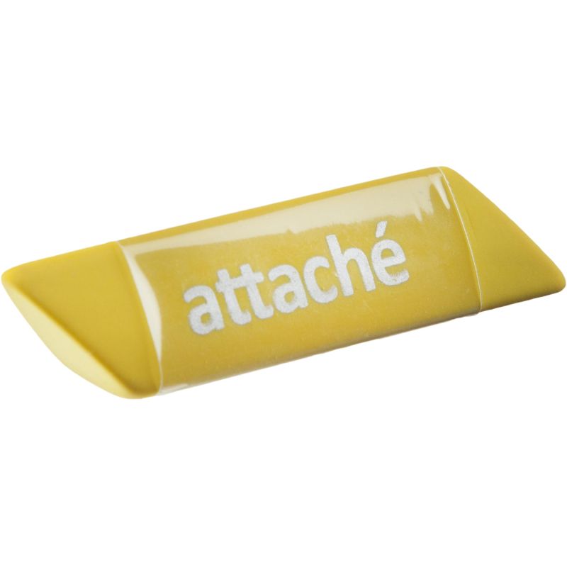 превью Ластик Attache трехгранный, 60×14x14 мм, термопласт. каучук, желтый