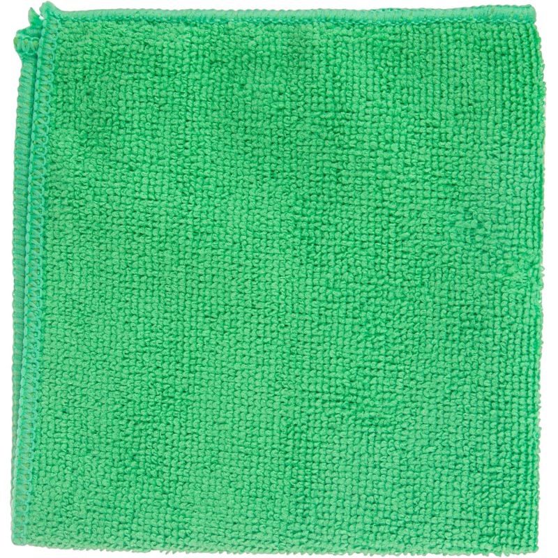 Салфетка хозяйственная Luscan из микрофибры универ 200г/м2 30×30см зеленая