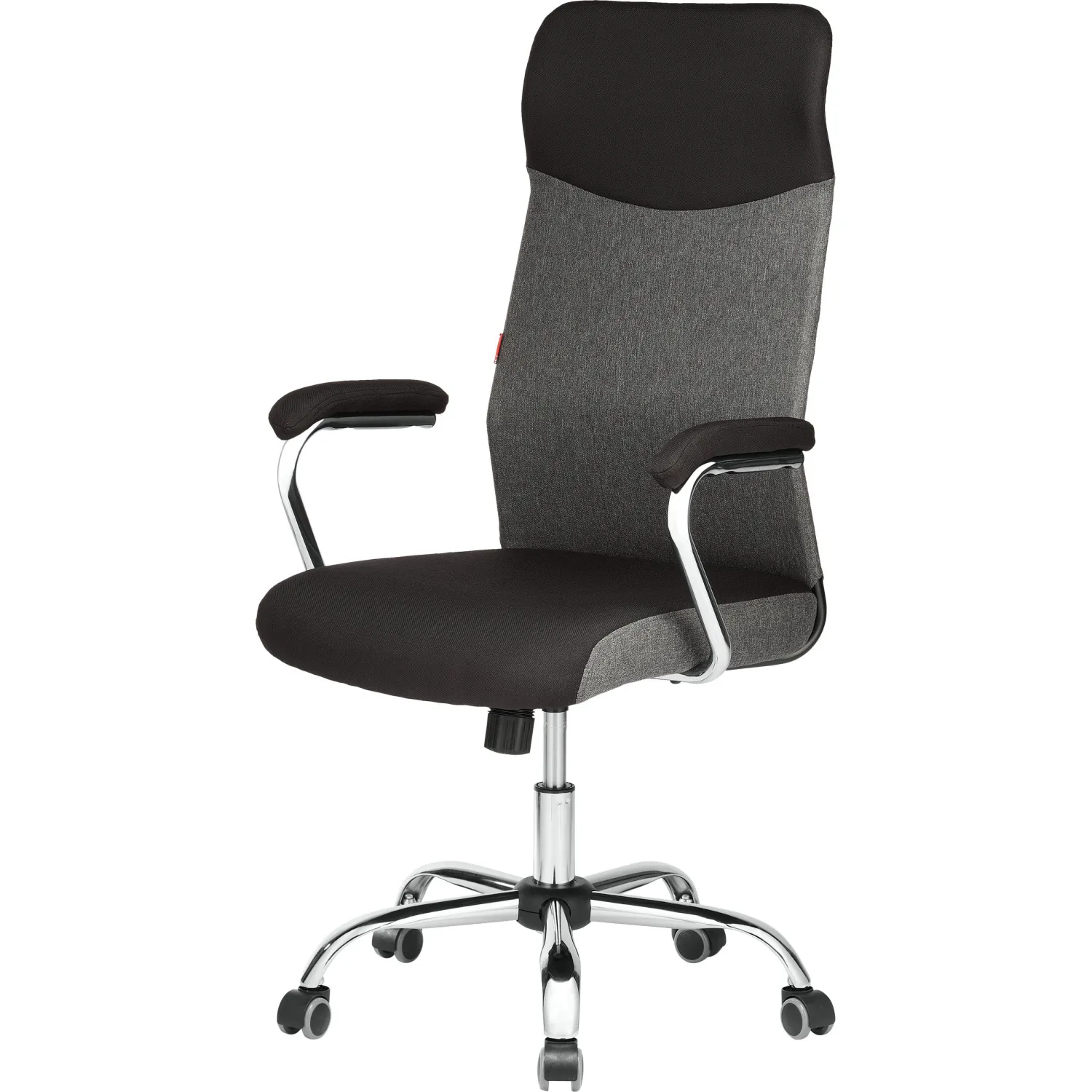 Кресло для руководителя Easy Chair 590 TC серое/чёрное (ткань, металл)