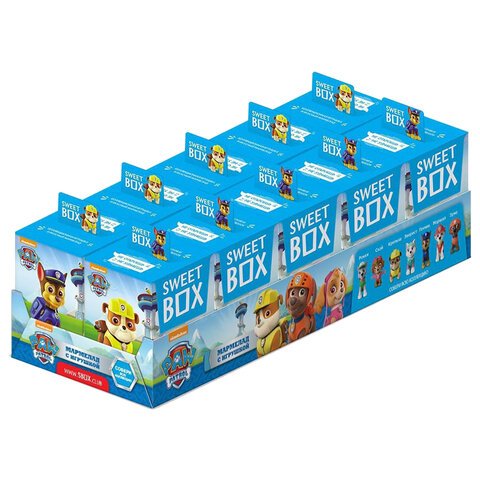 Жевательный мармелад с игрушкой Sweet Box (СВИТБОКС) «ЩЕНЯЧИЙ ПАТРУЛЬ», 10 г