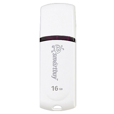 превью Флэш-диск 16 GB, SMARTBUY Paean, USB 2.0, белый