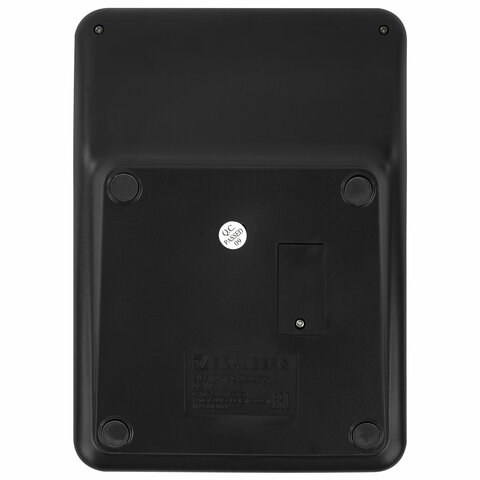 Калькулятор настольный BRAUBERG DC-118-BK (175×126 мм)12 разрядовдвойное питаниечерный272962