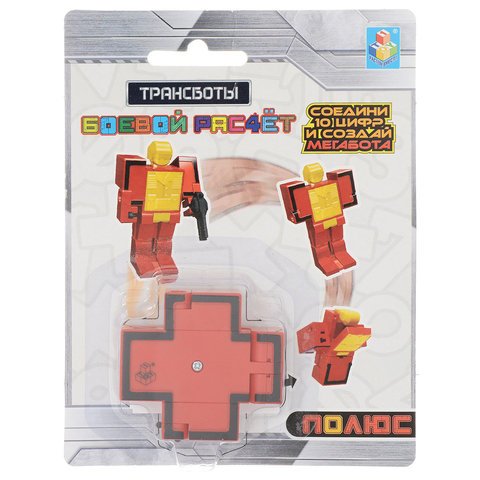 Игрушка-трансформер Трансботы «Боевой расчет», ассорти, дисплей, 1TOY ...