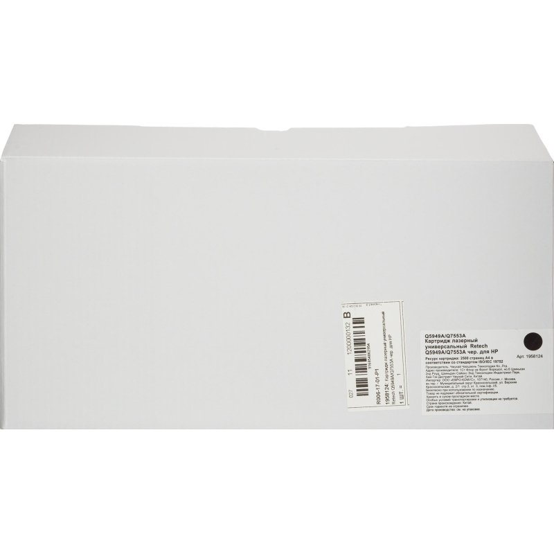 Картридж лазерный универсальный Retech Q5949A/Q7553A чер. для HP