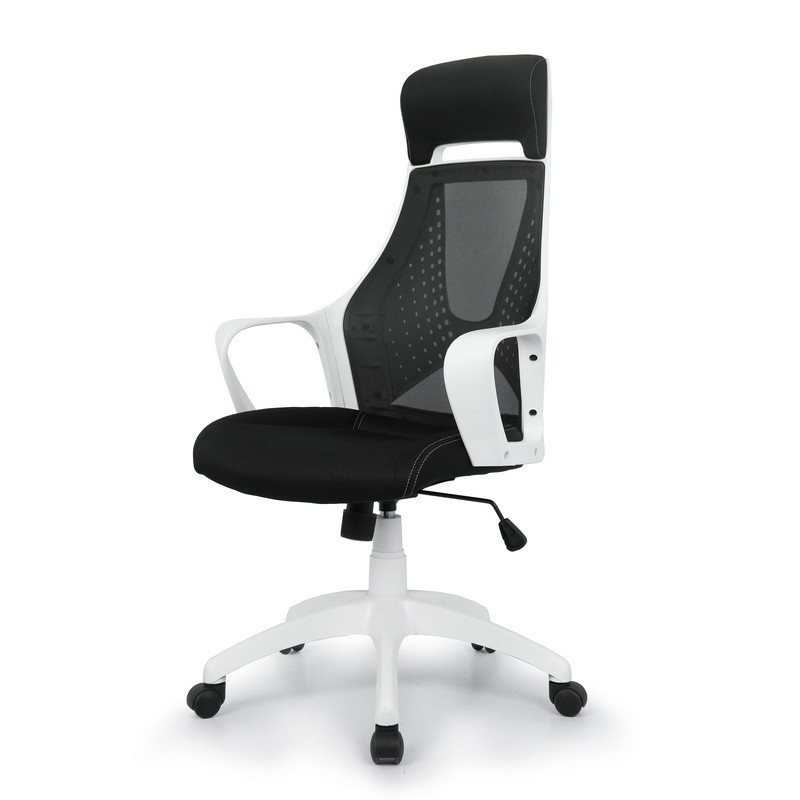  для руководителя Easy Chair 578 TC черное/белое (ткань/сетка .