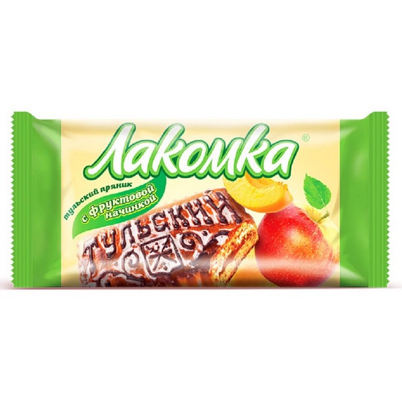 превью Пряник Тульский с фруктовой начинкой 50 г (80 штук в упаковке)