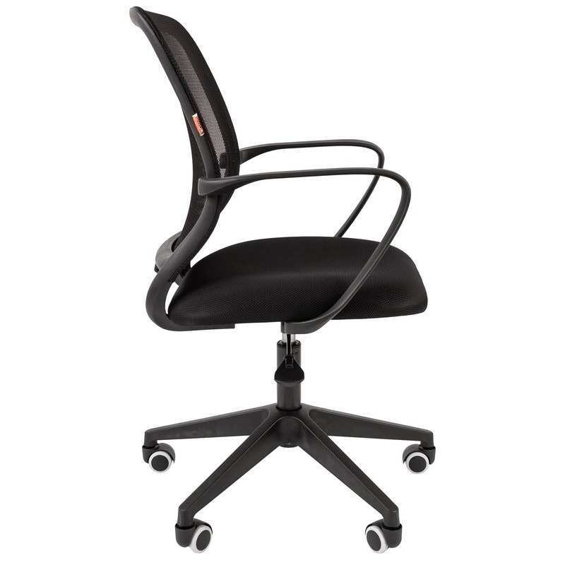Офисное кресло Easy Chair 643TC черное (пластик/сетка/ткань) арт .
