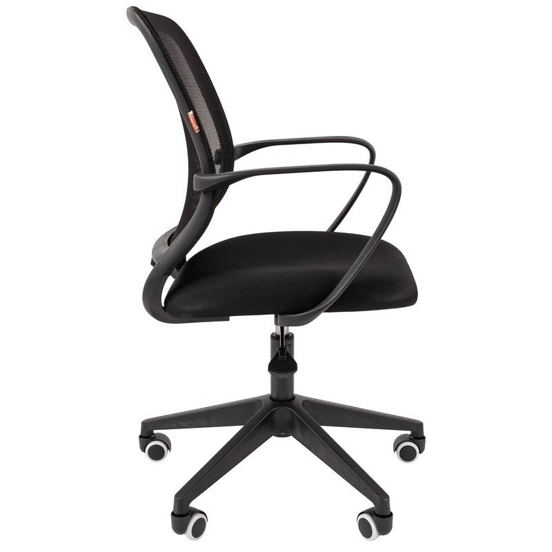 Офисное кресло Easy Chair 643TC черное (пластик/сетка/ткань)