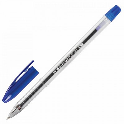Ручка шариковая масляная BRAUBERG «Model-M» ORIGINAL, СИНЯЯ, узел 0.7 мм, линия письма 0.35 мм, 143250