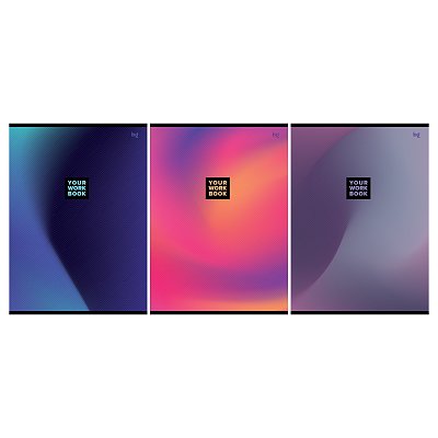 Тетрадь 48л., А4, клетка BG «Monocolor. Gradient»