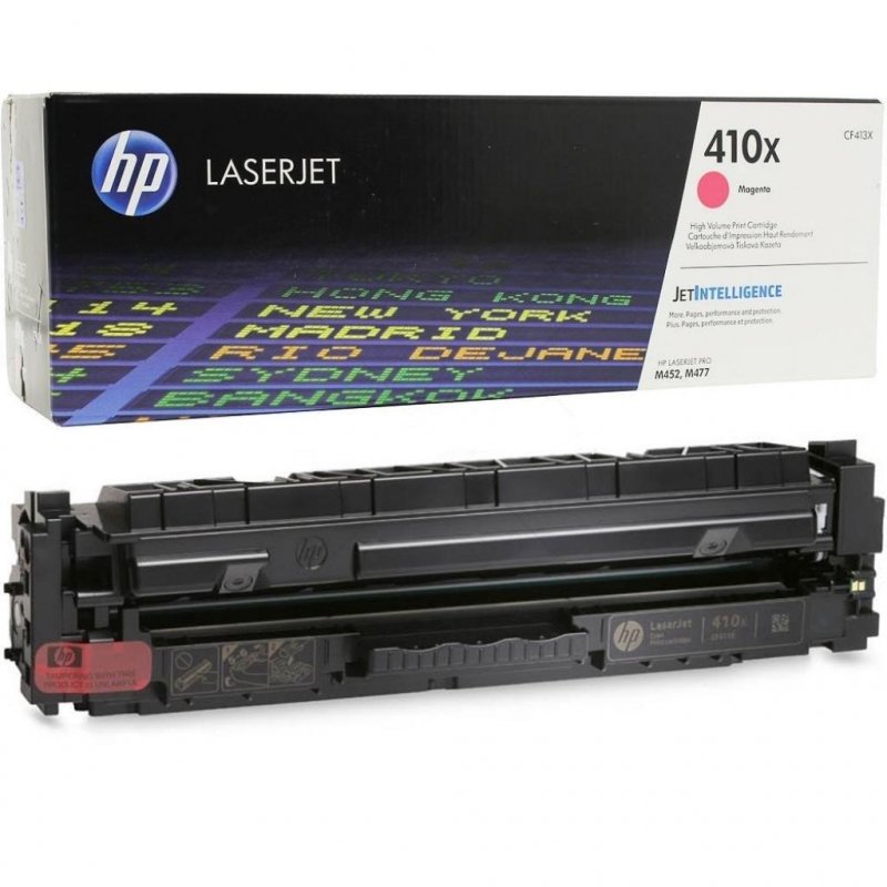 Картридж лазерный HP 410X CF413X пур. пов. емк. для HP CLJ M377/M45... 